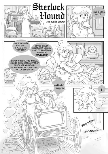 Sherlock Hound page 1 Sherlock Hound page 1